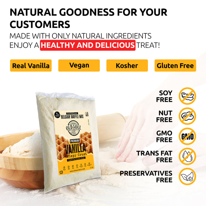 Vanilla / Gluten Free & Vegan / 5 Lbs
