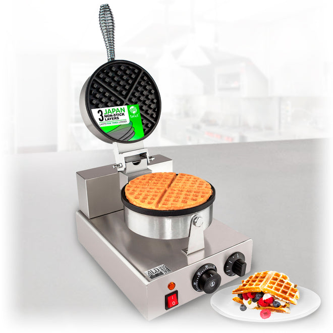 Single / 220V, belgian waffle iron