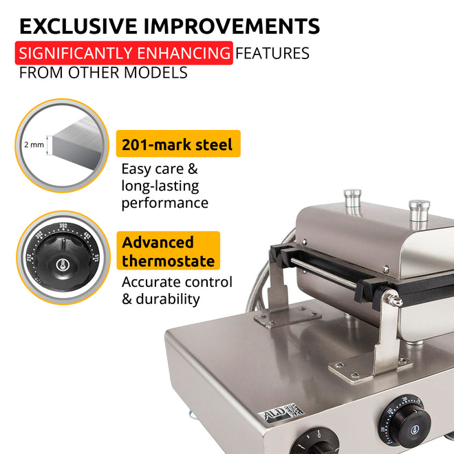 walnut shaped waffle maker